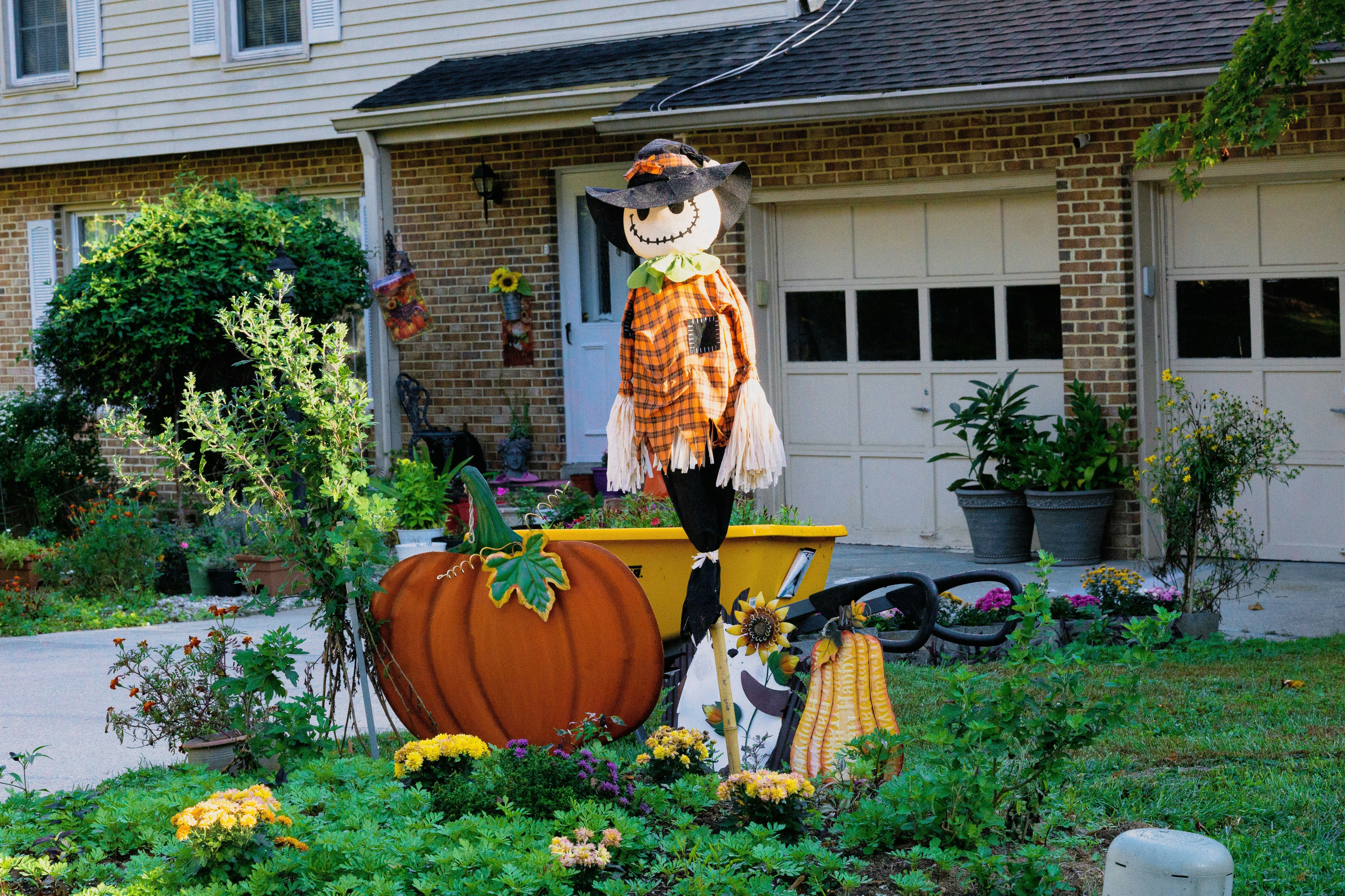 fall yard decorations