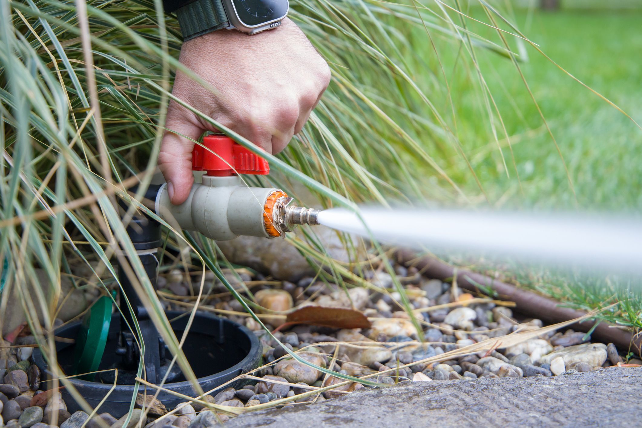 lawn sprinkler head
