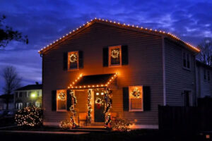 holiday lighting installation in Anne Arundel County